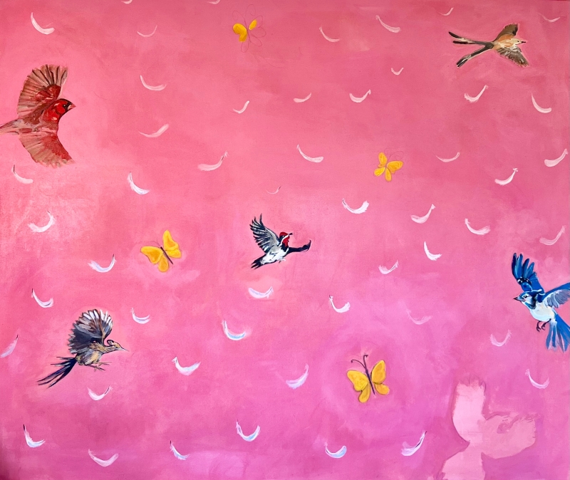 Backyard Birds of East Austin by artist Melissa Wen Mitchell